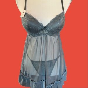 Negligée/ Intimates/ Matching Bra and Panty NEW